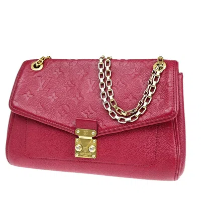 Pre-owned Louis Vuitton Saint Germain Pink Leather Shoulder Bag ()