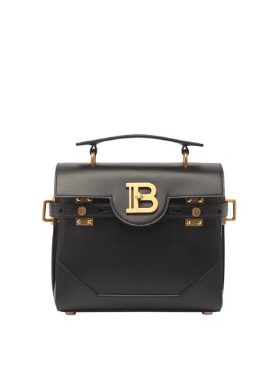 Balmain B-buzz 23 Handbag In Negro