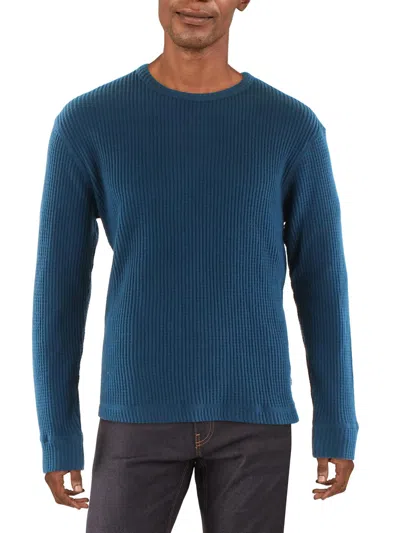Ugg Mens Casual Work Wear Thermal Shirt In Blue