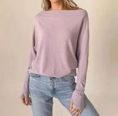 Six/fifty Anywhere Top Lilac In Blue