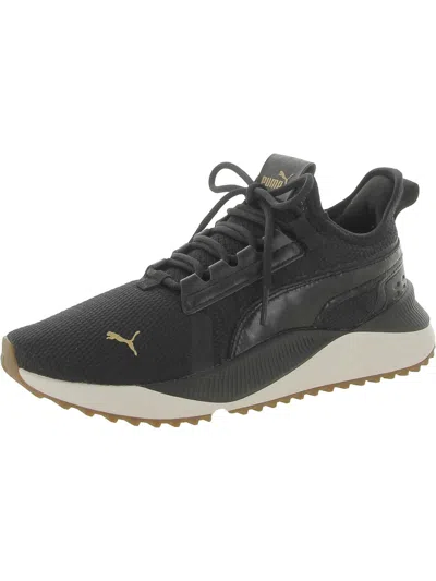 Puma Pacer Future Street Luxe Womens Mesh Lifestyle Running & Training Shoes In Black