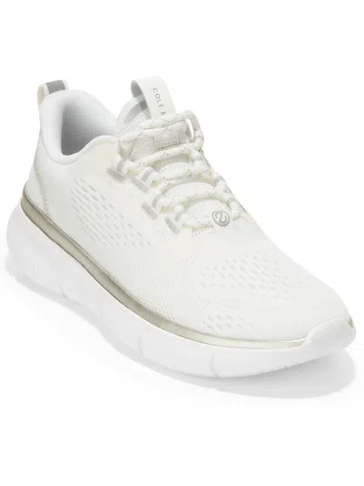 Zerogrand Cole Haan Zerogrand Journey Womens Lace-up Mesh Running & Training Shoes In White