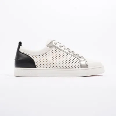 Christian Louboutin Rantulow Low-top / / Silver Leather In White