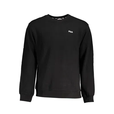 Fila Essential Crew Neck Organic Cotton Men's Sweatshirt In Black