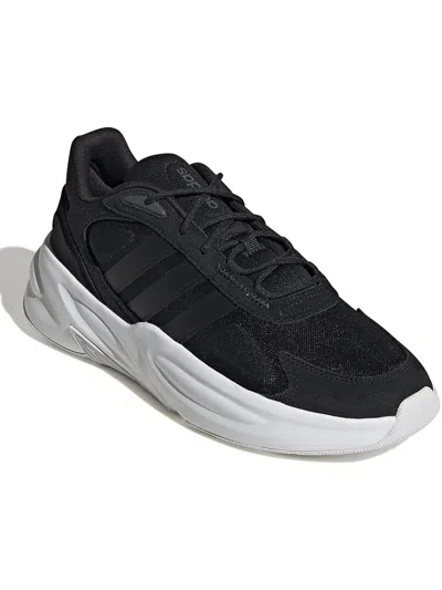 Adidas Originals Ozell Mens Suede Workout Running & Training Shoes In Black