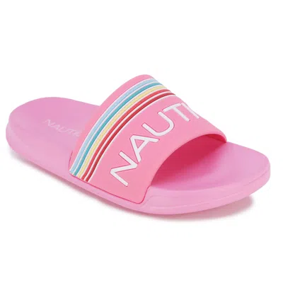 Nautica Rainbow Slide Sandal In Multi