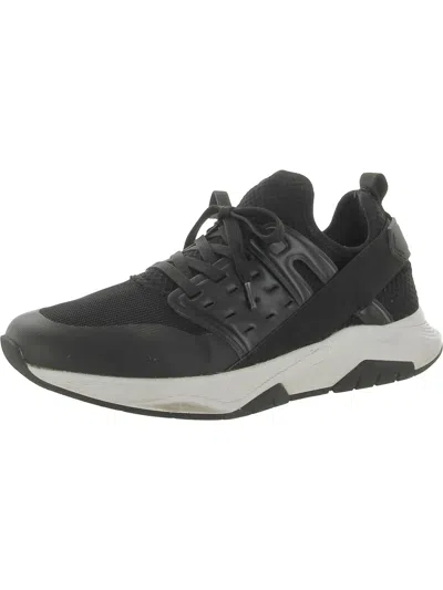 Marc Fisher Ltd Justin Mens Mesh Lace-up Running & Training Shoes In Black
