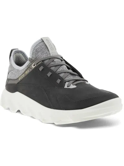 Ecco Steel Concrete Mx Hiking Womens Faux Leather Trial Running Shoes Running & Training Shoes In Grey