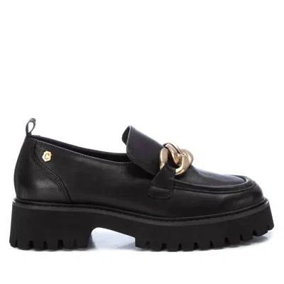 Xti Women's Leather Moccasins In Black