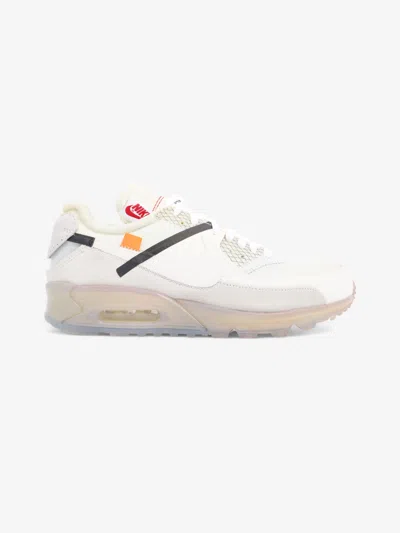 Nike X Off White Air Max 90 The 10 Sail / Suede In White
