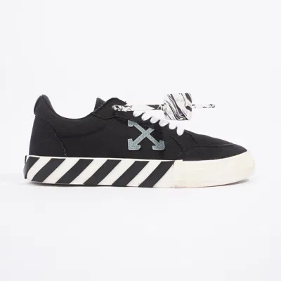 Off-white Vulcanized Low-top / White / Canvas In Black