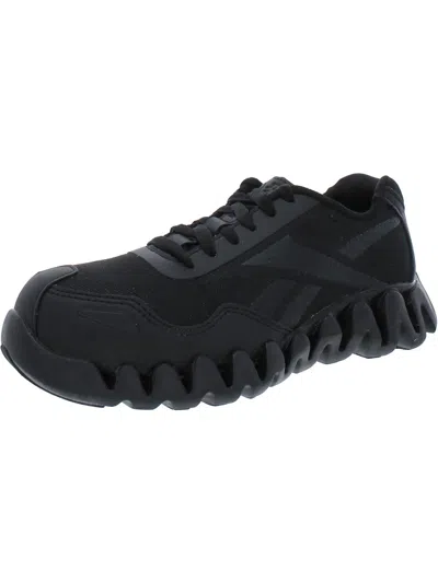 Reebok Zig Pulse Womens Composite Toe Electrical Hazard Work & Safety Shoes In Black