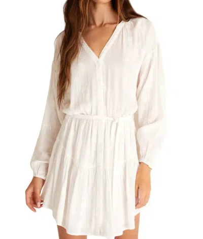 Z Supply Easy To Love Palm Dress In White