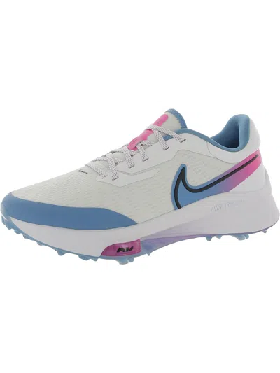 Nike Air Zoom Infinity Tour Next% Boa Wide "white/aurora Blue/pink Blast" Sneakers In Multi