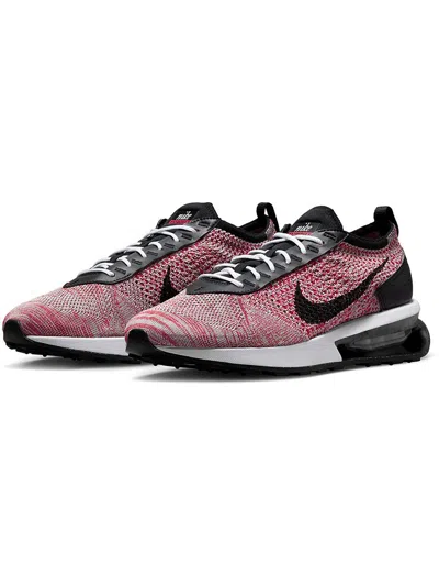 Nike Air Max Flyknit Racer Mens Fitness Workout Running & Training Shoes In Multi