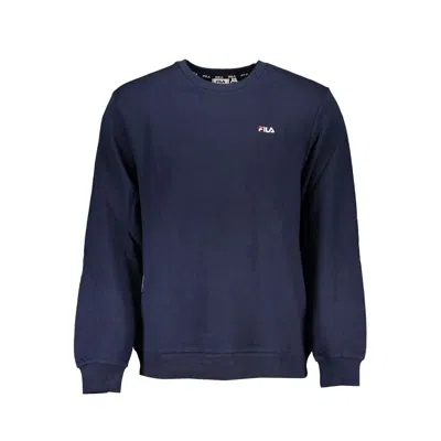 Fila Classic Crew Neck Embroide Men's Sweater In Blue