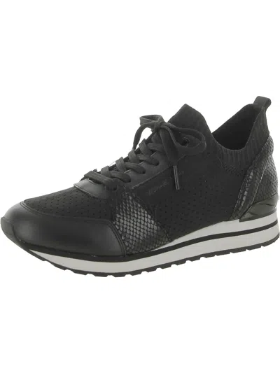 Michael Michael Kors Womens Faux Leather Running & Training Shoes In Black