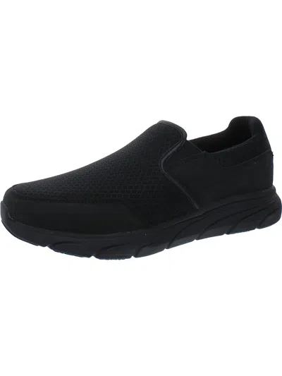Dockers Tucker Mens Slip On Lifestyle Work & Safety Shoes In Black