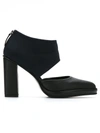 Studio Chofakian Cut Out Shoes - Black In Black