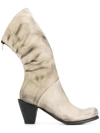 LOST & FOUND LOST & FOUND RIA DUNN PLEATED BACK BOOTS - NEUTRALS,W2159985912265167