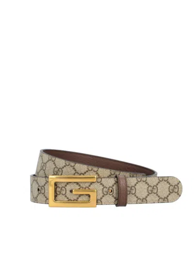 Gucci Belts In Ebony/new Maple