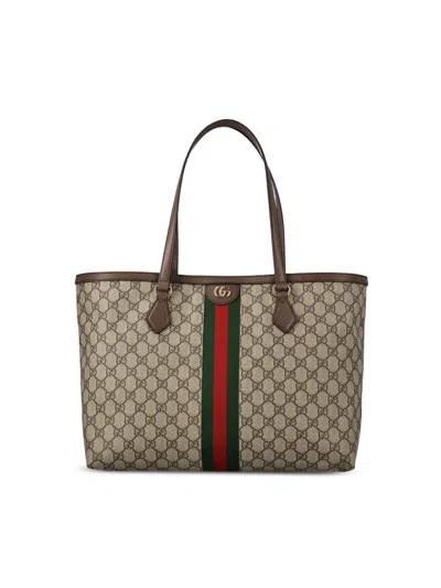 Gucci Handbags In B.eb/n.acero/vrv