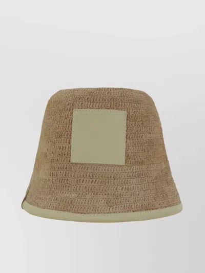 Jacquemus Le Bob Soli Bucket Hat In Ivory