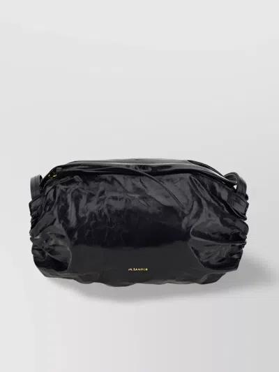 Jil Sander Shoulder Bag In Black