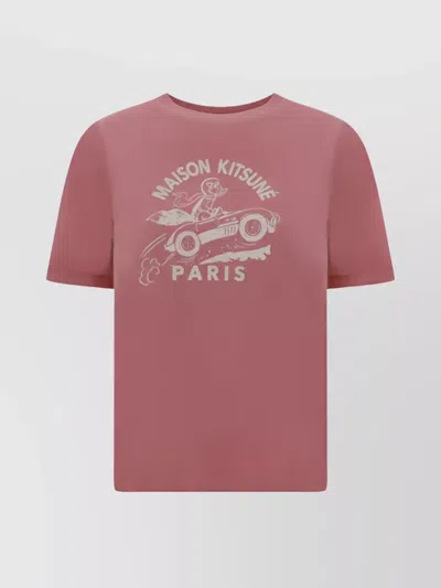 Maison Kitsuné T-shirt In Rosebud