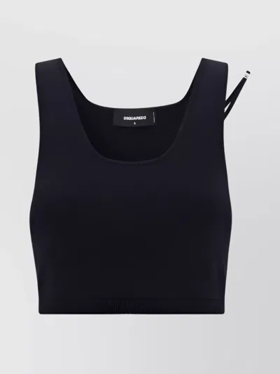 Dsquared2 Sleeveless Crop Top In 900