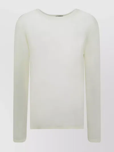 Tom Ford Long Sleeve T-shirt In Chalk