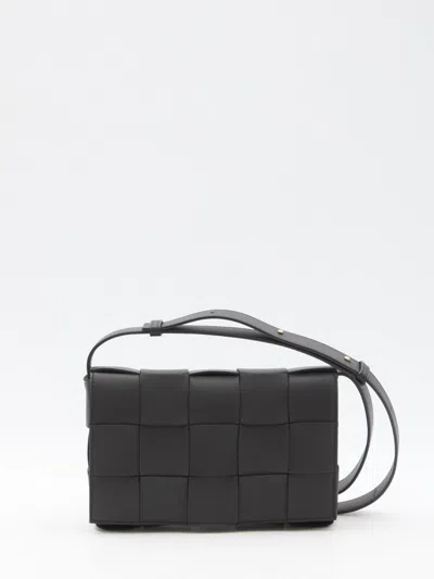Bottega Veneta Cassette Shoulder Bag In Black