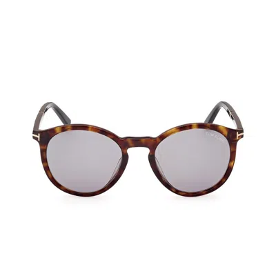 Tom Ford Eyewear Round Frame Sunglasses In Multi