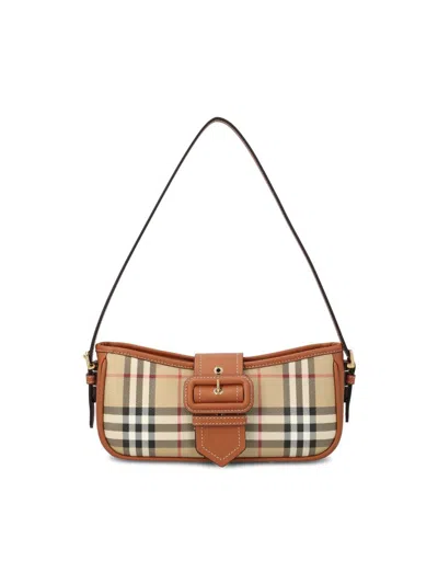 Burberry Sling Vintage Check Buckle In Multi