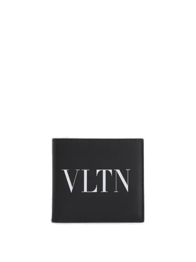 Valentino Garavani Vltn Bi-fold Wallet In Black