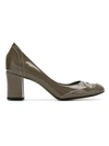 SARAH CHOFAKIAN LEATHER PUMPS,SWAN10985671