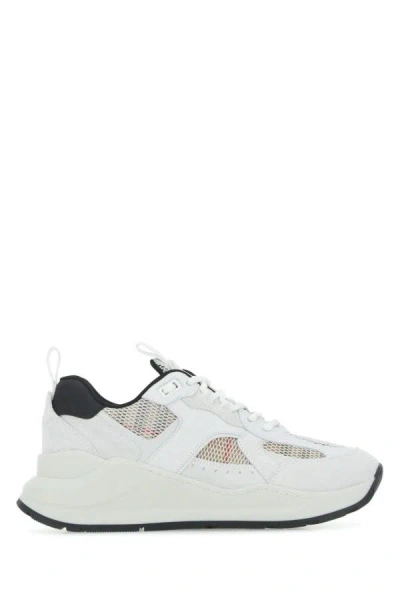 Burberry Man Trainers In Multicolor
