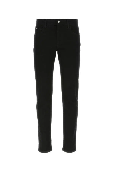 Dolce & Gabbana Man Black Stretch Denim Jeans