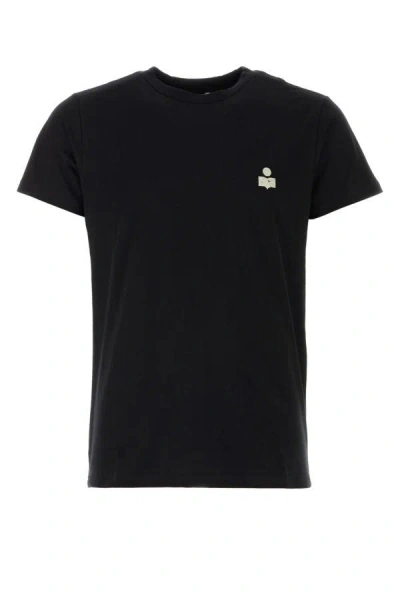 Isabel Marant Man Black Cotton Zafferh T-shirt