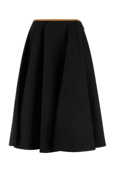 Prada Woman Black Re-nylon Skirt