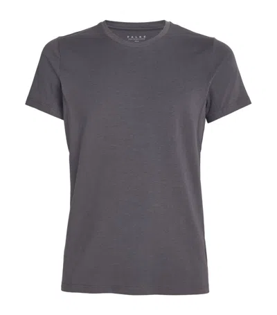 Falke Cotton-blend Daily Climate Control T-shirt In Grey