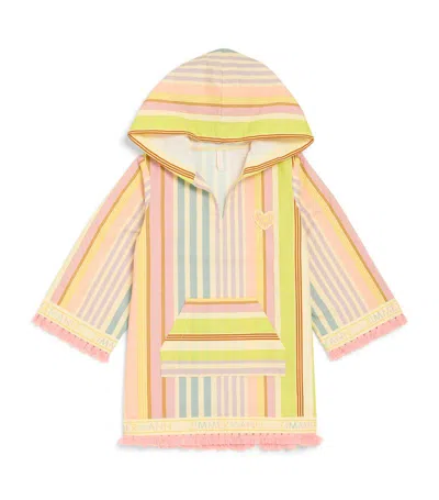 Zimmermann Kids' Striped Halliday Cover-up (1-12 Years) In Multi