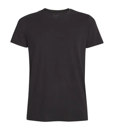 Falke Wool-blend Daily Climawool T-shirt In Black