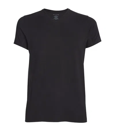 Falke Cotton-blend Daily Climate Control T-shirt In Black