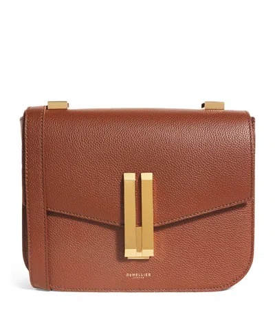 Demellier Leather Vancouver Cross-body Bag In Brown