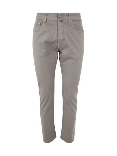 Jacob Cohen Bard Slim Fit Five Pocket Jeans In Grey