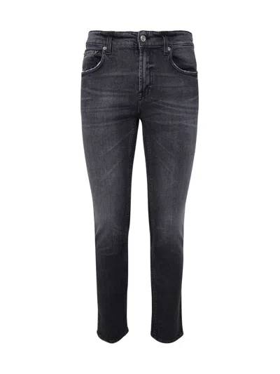 Department Five Skinny Organic Cotton Jeans In Black
