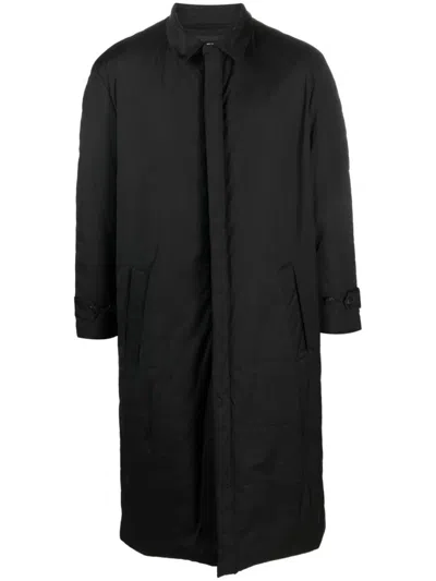 Neil Barrett Padded Mid-length Coat In Black