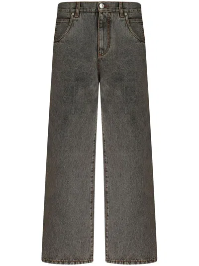 Etro Jeans Easy Fit In Grey