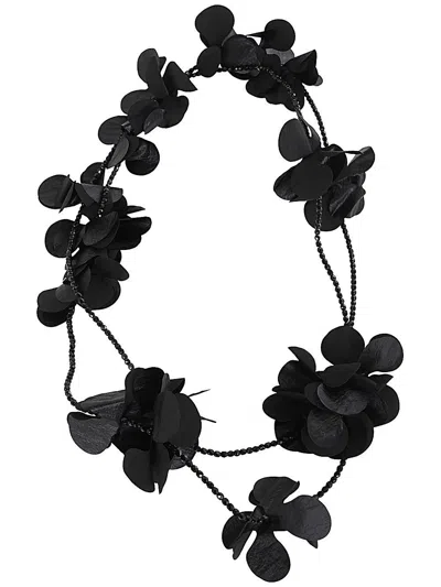 Maria Calderara Necklace In Black